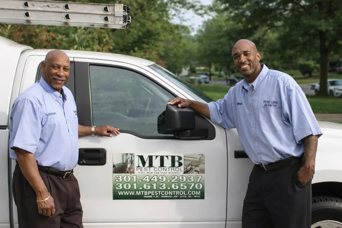 Milton Brown Jr. and Milton Brown III of MTB Pest Control